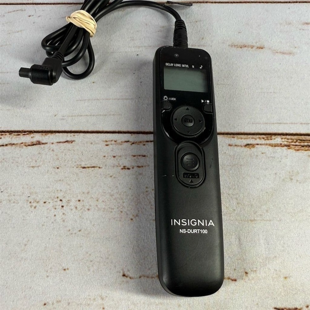Insignia NS-DURT100 Universal Wired Interval Timer Intervalometer Canon Nikon